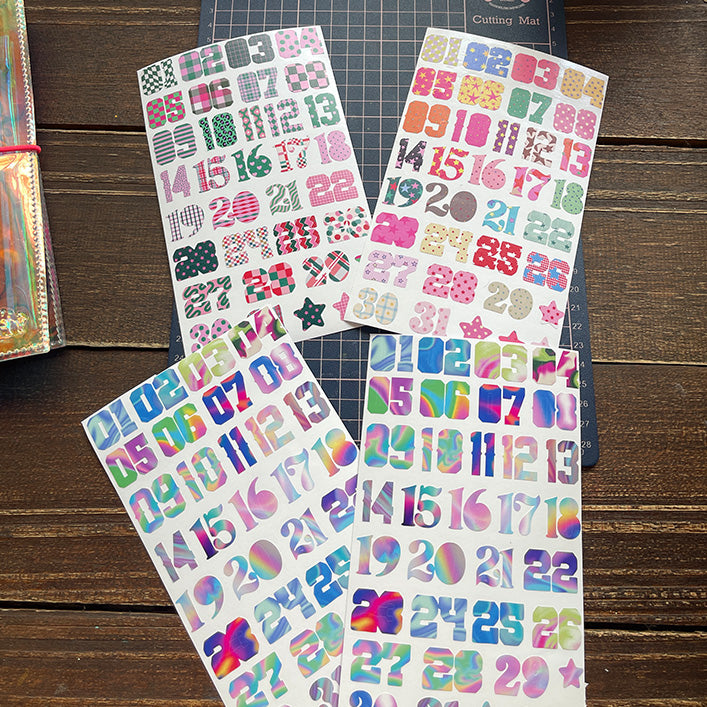 SET DE STICKERS NÚMEROS/ PREVENTA ENVÍOS A PARTIR DEL 12 DE MARZO ...